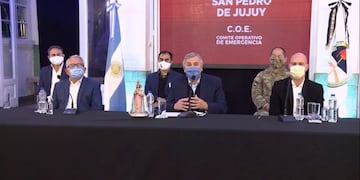 Morales presentó el informe del COE Jujuy