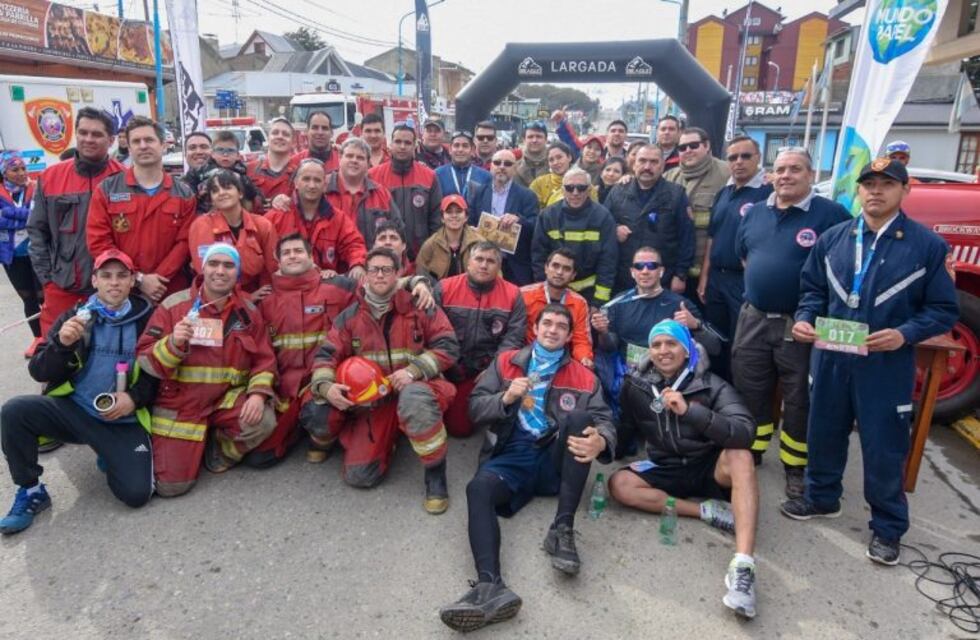 Se realizó la 1° maratón de Bomberos del mundo