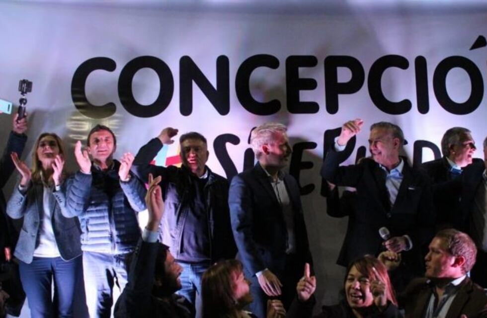 La marcha del "Sí se puede" en Concepción cerró la visita de Pichetto y Frigerio a Tucumán