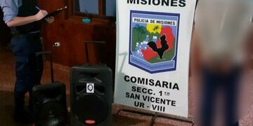 Los parlantes robados fueron recuperados\u002E