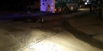 Alta Gracia: motociclista fue embestida por un un colectivo\u002E
