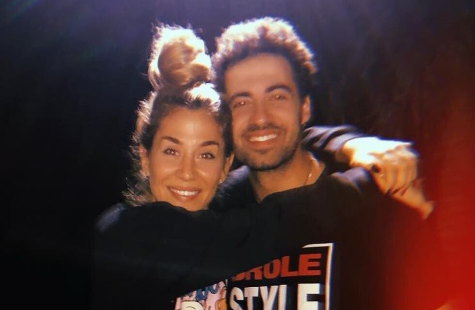 Jimena Barón y Mauro Caiazza, en su momento más romántico