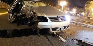 Despiste, choque y fuga de conductor en Corrientes