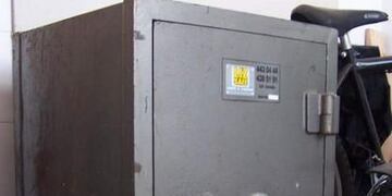 La caja fuerte robada tenía 15 mil dólares, por lo que los $4 millones es un valor estimado. Imagen ilustrativa.