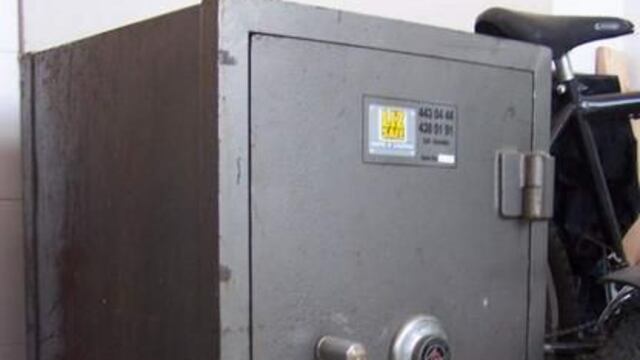 La caja fuerte robada tenía 15 mil dólares, por lo que los $4 millones es un valor estimado. Imagen ilustrativa.