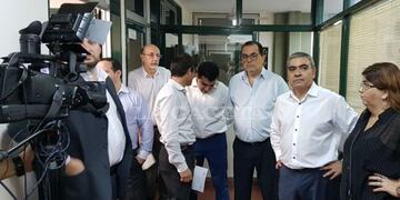 Alfaro y su gabinete fueron a realizarse la rinoscopia\u002E