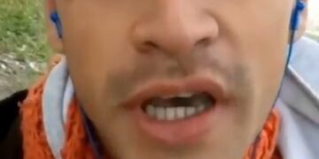 Grababa su propia detención y lo obligaron a apagar el celular