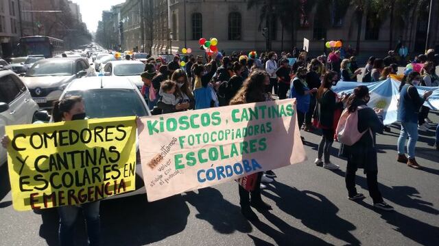 Reclamo de cantineros de Córdoba