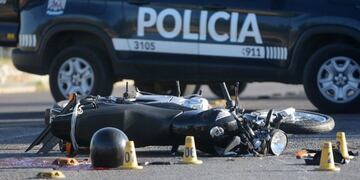 Accidente moto\u002E Imagen ilustrativa