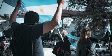 Marcha anticuarentena en Salta (Foto ilustrativa)