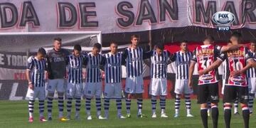 Minuto de silencio en San Martín por las víctimas del terremoto\u002E