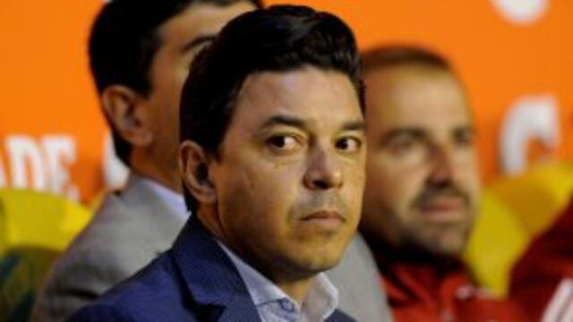 Marcelo Gallardo, disconforme con el adelanto del partido ante Aldosivi.nFOTO: DYN/PABLO AHARONIAN.