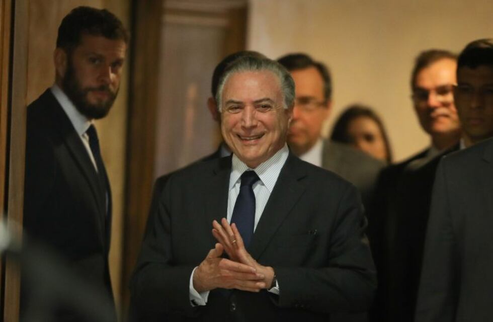 Michel Temer padece un bloqueo coronario y será tratado con medicamentos y dieta