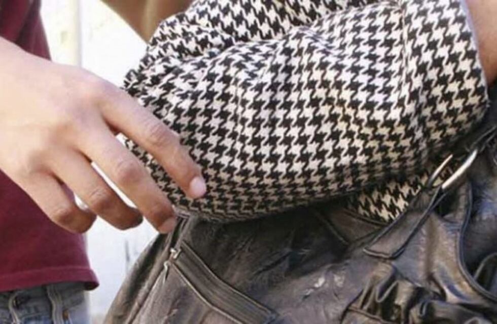 Arrebato de una cartera a plena luz del día