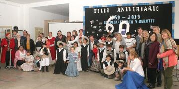 Acto 60 años Escuela French y Berutti Arroyo de Los Leones