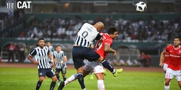 Junior Arias tuvo su chance como titular, pero no pudo mostrar sus dotes como goleador\u002E