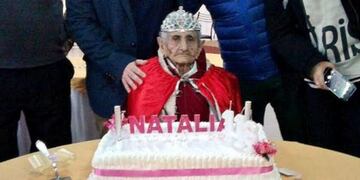 Natalia Reynoso muere a los 119 años\nCrédito: Facebook