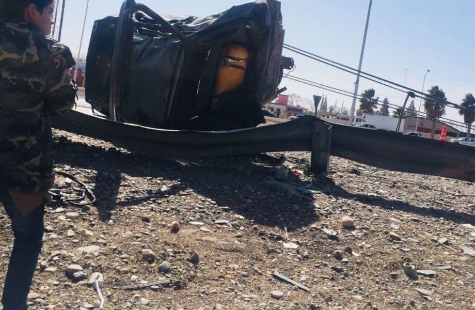 Murió una pasajera de un remis en un terrible accidente