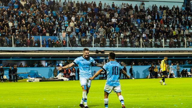 Pablo Vegetti y Mariano Miño, fórmula del gol en Primera Nacional, también apuntando a Copa Argentina (Prensa Belgrano).