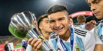 Bruno Amione fue convocado a la Selección Argentina para disputar el Mundial Sub 17