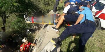 Accidente en la Cuesta del Cura