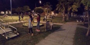 Plaza del barrio 828 de Villa Mercedes\u002E