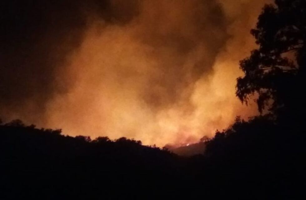 Nuevamente un incendio forestal azota en la Villa de la Quebrada