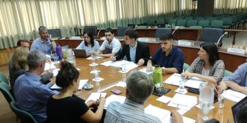 Reunión Centro Comercial e Industrial de Rafaela y la Región con los concejales por Tributaria 2020\u002E (Prensa Concejo Municipal)