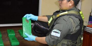 Siete kilos de marihuana secuestrada y dos detenidos en la Terminal de Formosa