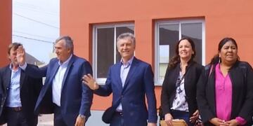 Visita presidencial a Volcán, en Jujuy