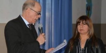 Acto de asunción de María Eugenia Rodríguez como Secretaria de Desarrollo Humano de Viedma (Foto: Municipalidad)\u002E