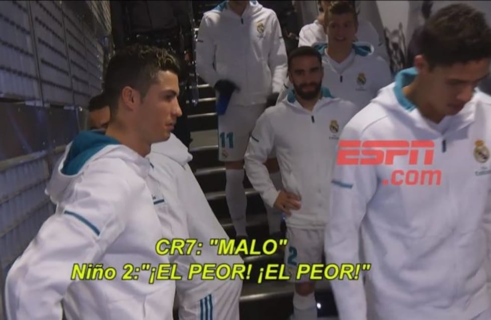 Cristiano Ronaldo le dice a un niño que Messi es "malo" y reavivó la rivalidad
