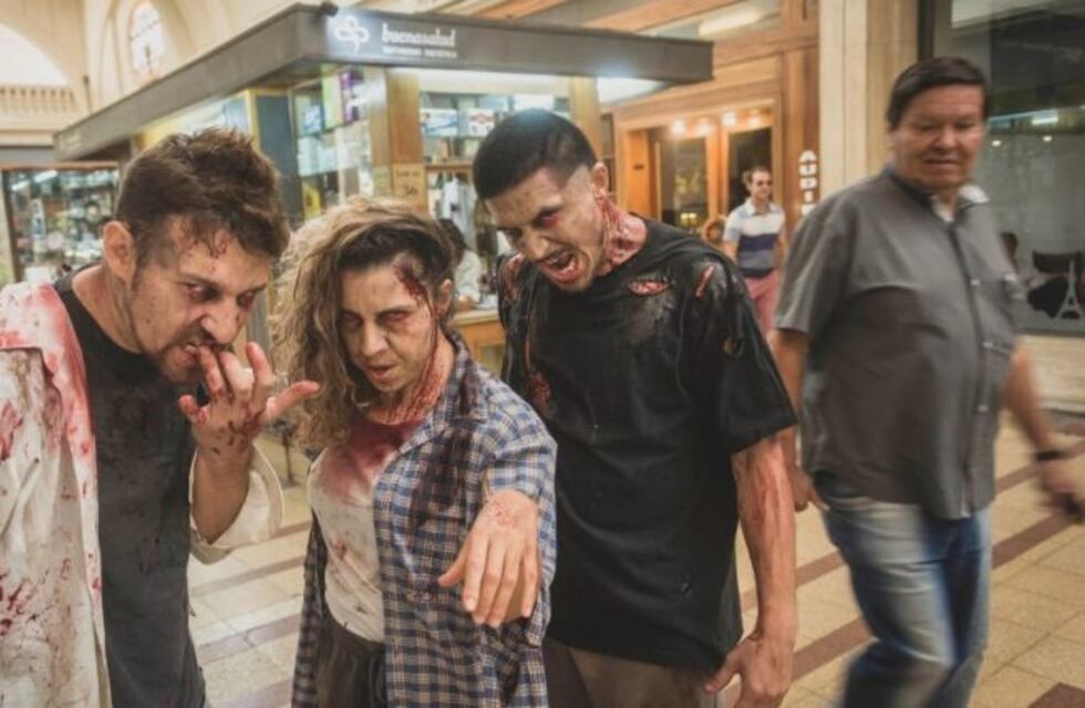 Con un flashmob de Supervivencia zombie presentaron el Comecoco