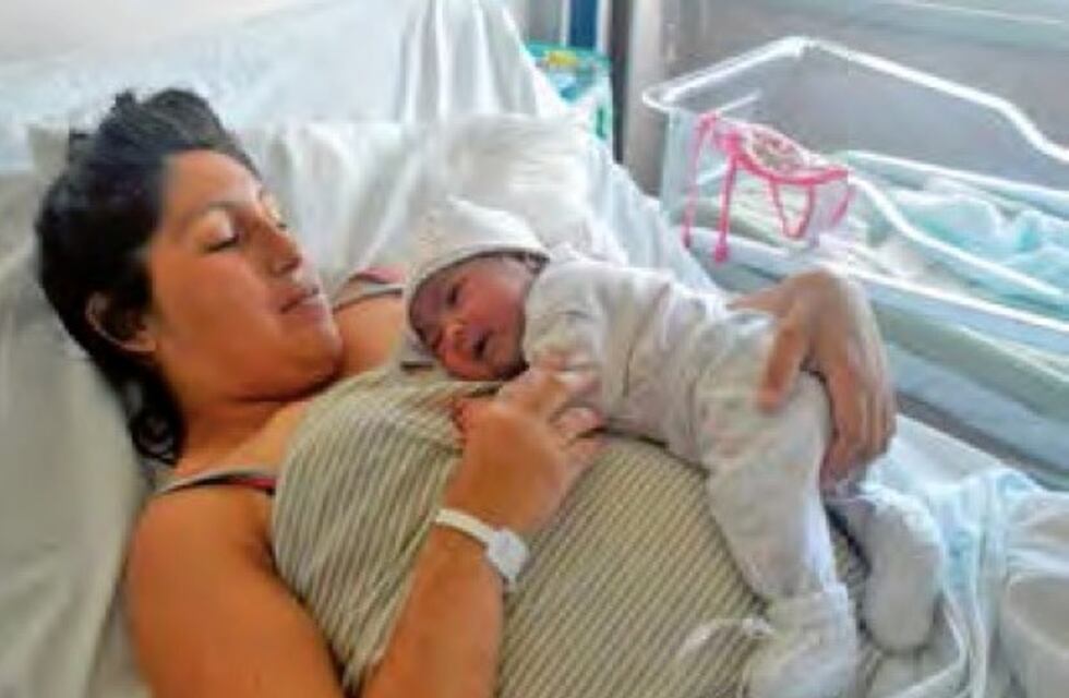 Malvina, la primera bebé del 2020 en Comodoro Rivadavia