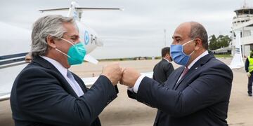 Alberto Fernández inició su visita por Tucumán