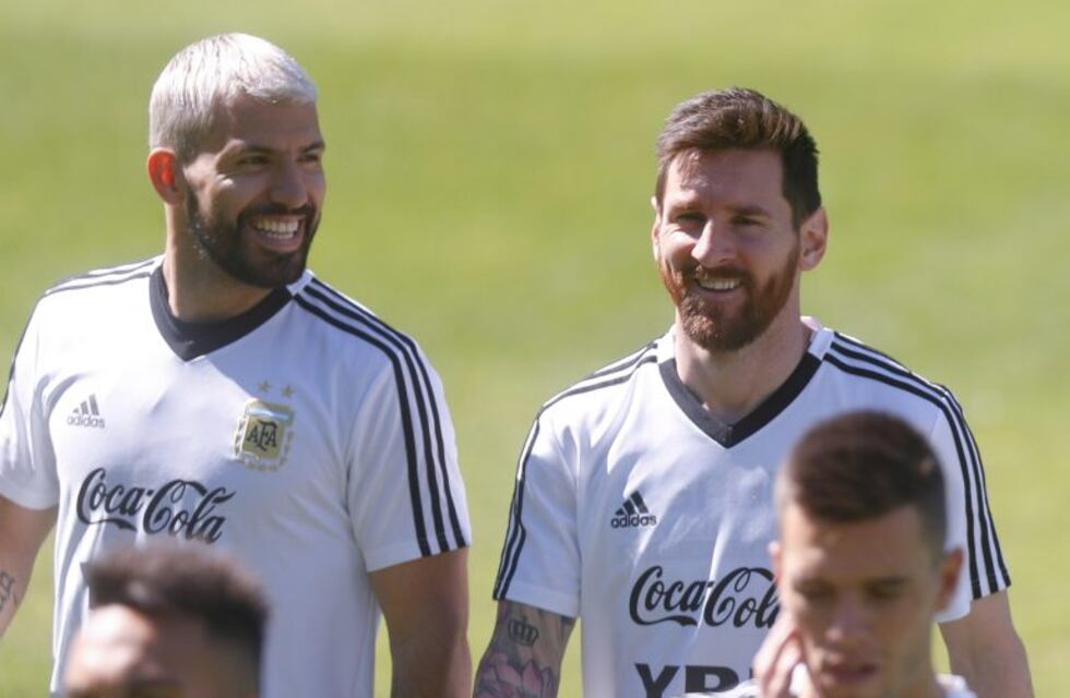 El comentario del Kun Agüero a la publicación de Messi con la Selección Argentina
