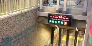 Los metrodelegados paralizaron la línea H entre las 5\u002E30 y las 7\u002E30-