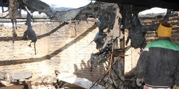 Incendio en una vivienda de San Juan\u002E