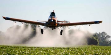 Fumigación en Entre Ríos\nCrédito: Web