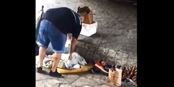 Un hombre quiso quemar vivo a otro que duerme en la calle\u002E