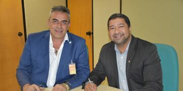 Firma de un convenio entre laboratorios