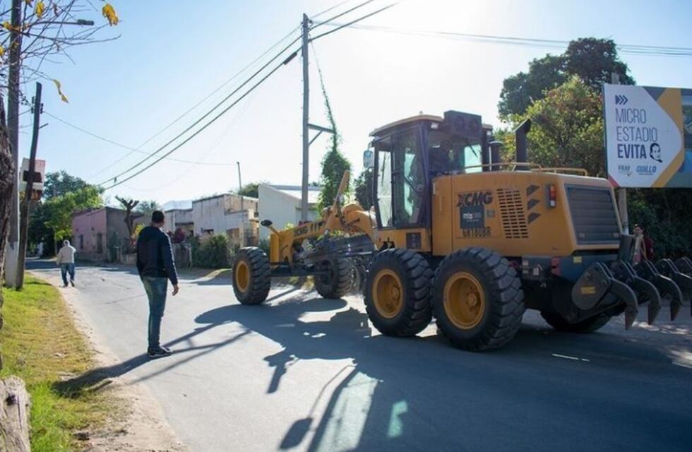 Comenzó la pavimentación de la Ruta Provincial 41 en Vista Larga
