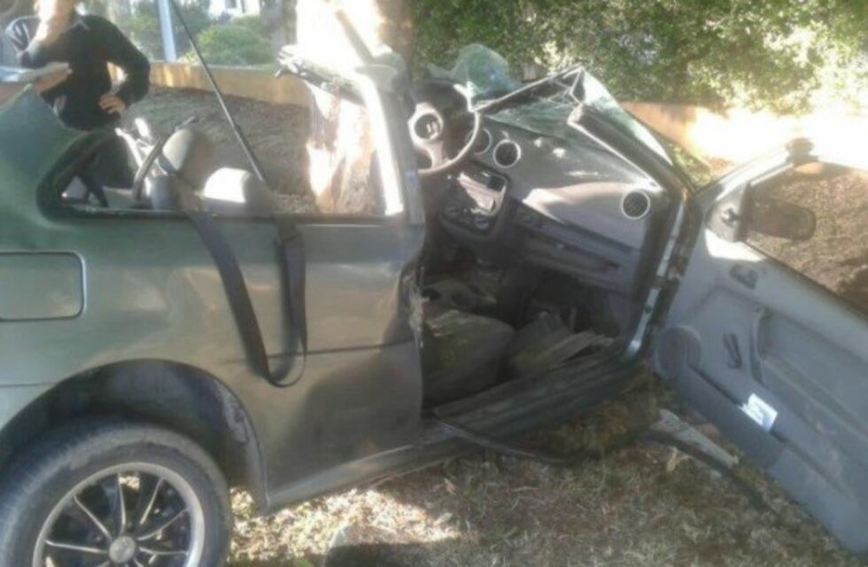 San Rafael: un video muestra la velocidad con la que chocó el Volkswagen Gol