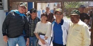 Andrea Charole, diputada chaqueña con excombatientes llegados desde Castelli