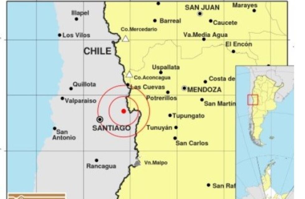 Ahora: tembló en Chile y se sintió en Mendoza