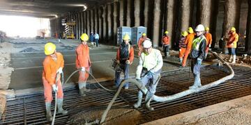 Schiaretti supervisó la construcción de los desagües de la obra de Circunvalación