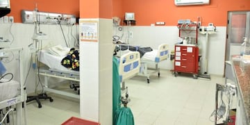 El bebé fue internado en Terapia Intensiva del Hospital de La Madre y el Niño