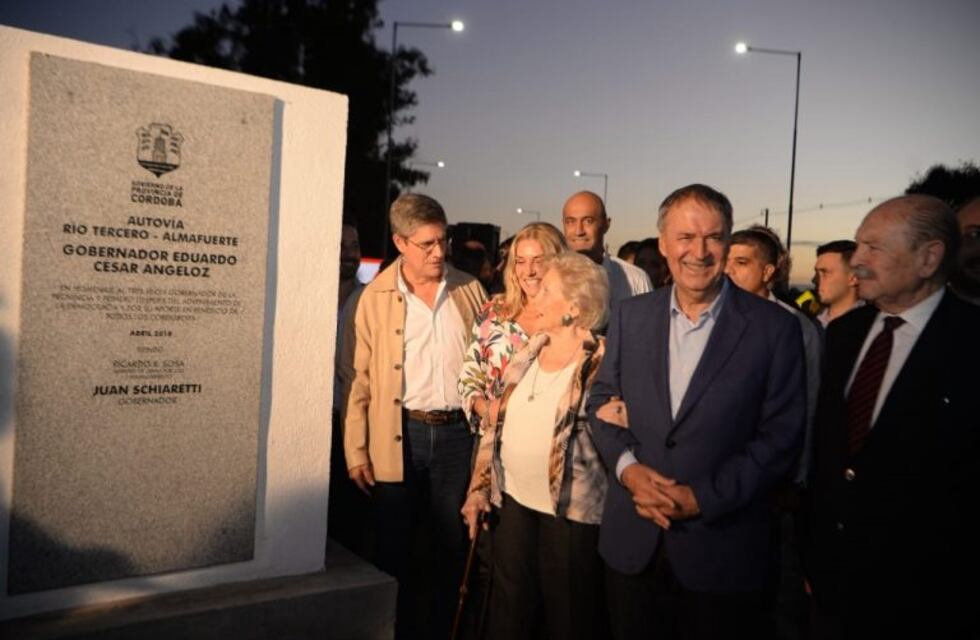 Ya bautizaron Eduardo Angeloz a la autovía Río Tercero - Almafuerte