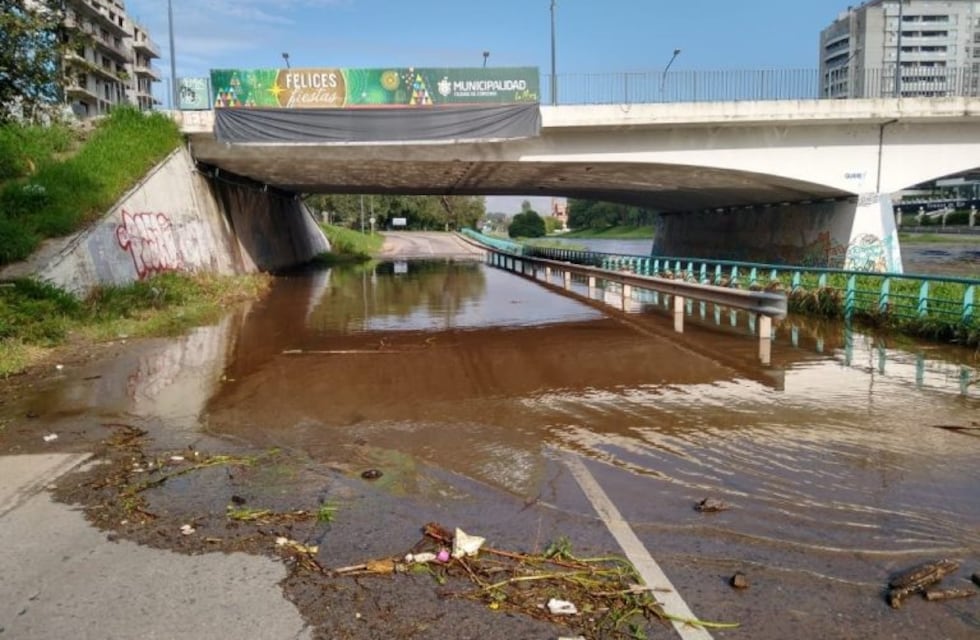 Lluvias en Córdoba: permanece cerrada la Costanera