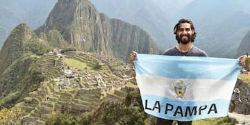 Brian Alanis, hasta Alaska en bicicleta (Facebook)